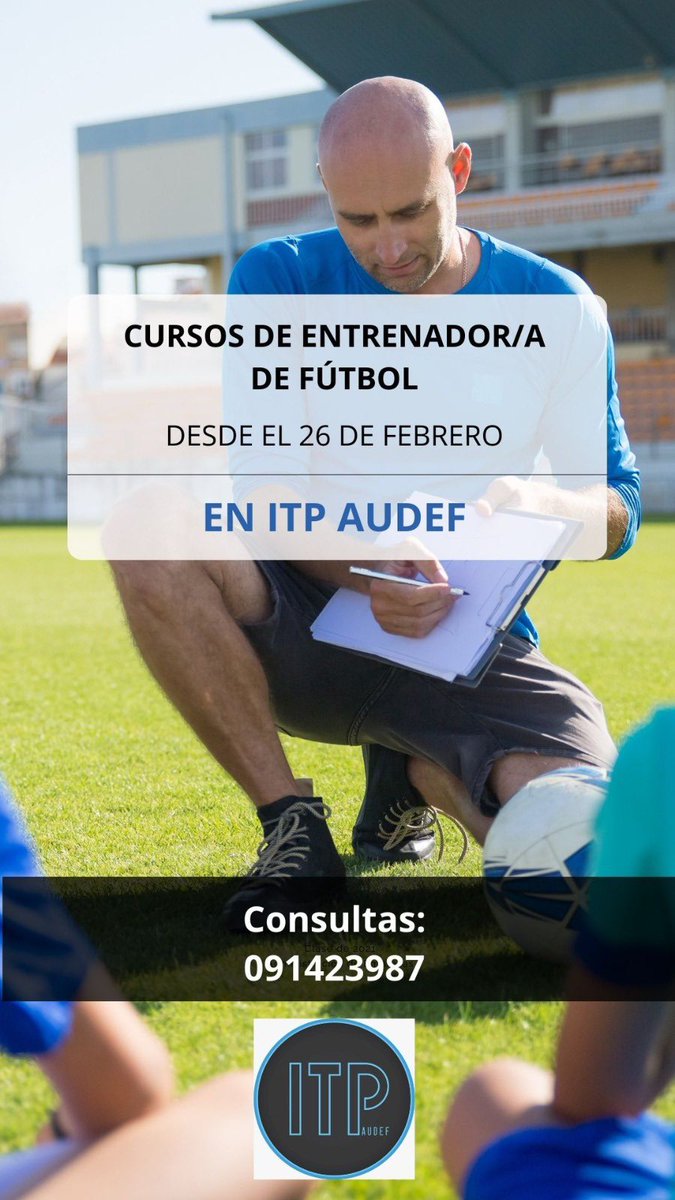 itpaudef's tweet image. Licencia C, B, A y Pro en @itpaudef desde el 26 de febrero. Curso de Entrenador de Arqueros comienza el 7 de marzo. Info: 091423987