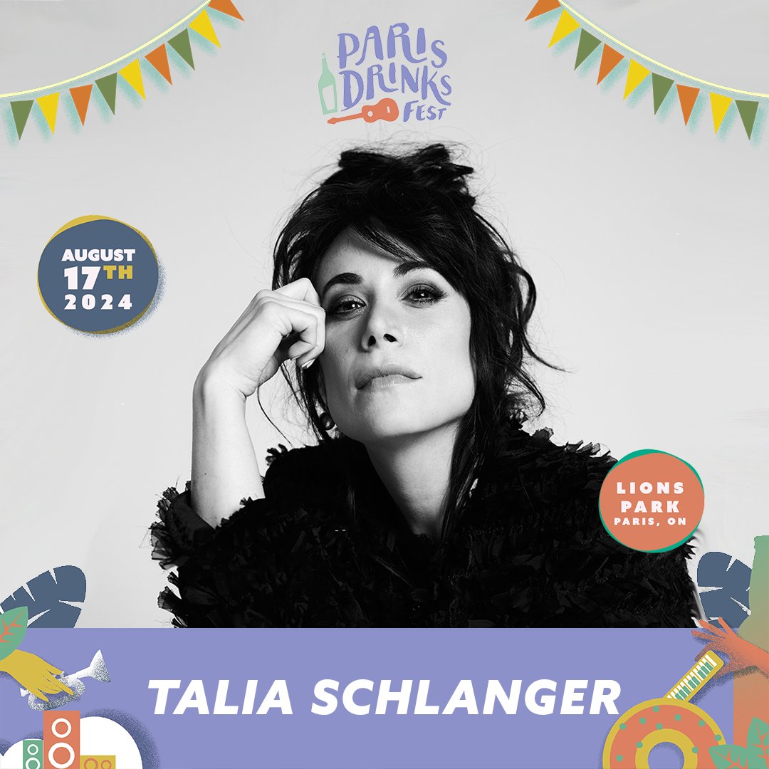 Excited to announce that I'll be performing on Aug 17 at @parisdrinksfest and MC'ing the whole weekend! Hope to see you there in lovely Paris (Ontario!) Tickets here: tixr.com/e/82801 #ParisDrinksFest2024