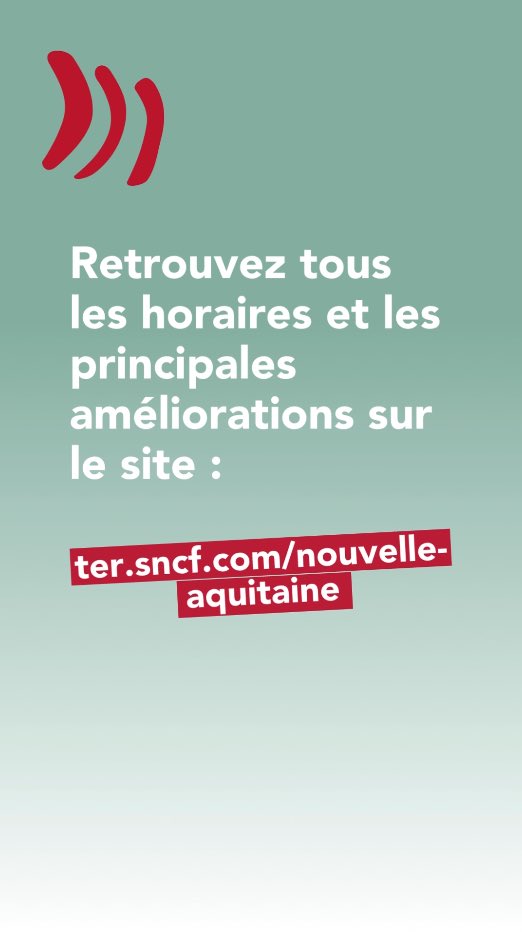 Jérôme Attou (@attoujerome) on Twitter photo OPTIM’TER en 2024 sur <a href="/TERNouvelleAQ/">SNCF Voyageurs TER NOUVELLE-AQUITAINE</a>, c’est + de trains et des horaires + adaptés !
👉🏻 sur les étoiles de Limoges et Brive
👉🏻 sur les secteurs Poitou-Charentes et Deux-Sèvres
Une belle occasion pour se déplacer en #TER 🚅
+ d’infos sur urlr.me/MJHDF OPTIM’TER en 2024 sur <a href="/TERNouvelleAQ/">SNCF Voyageurs TER NOUVELLE-AQUITAINE</a>, c’est + de trains et des horaires + adaptés !
👉🏻 sur les étoiles de Limoges et Brive
👉🏻 sur les secteurs Poitou-Charentes et Deux-Sèvres
Une belle occasion pour se déplacer en #TER 🚅
+ d’infos sur urlr.me/MJHDF