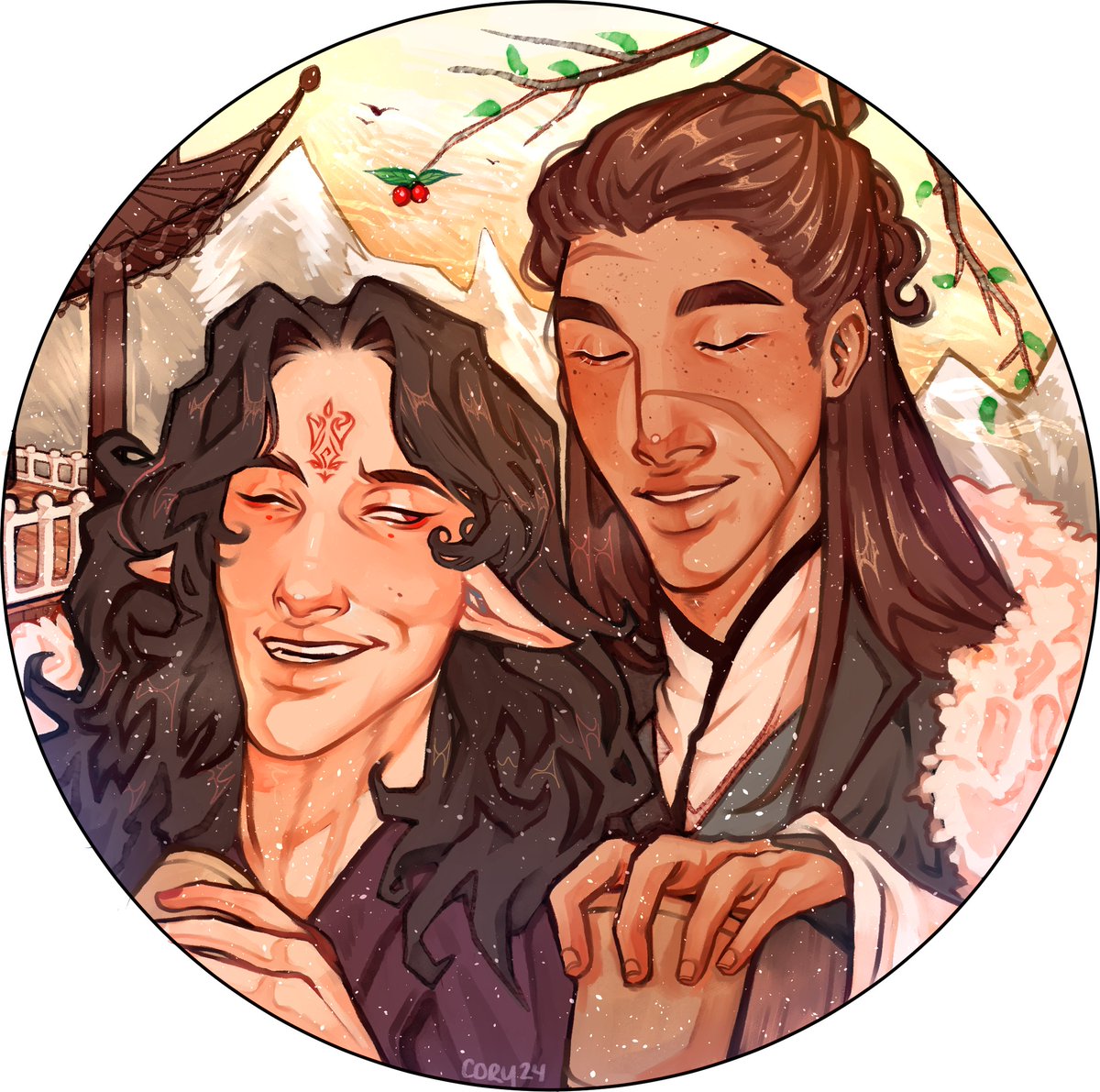 A very happy Tianyueary from one of our wonderful guest artists <a href="/Corysius/">Roy | tamsy hater ‼️</a>! Please show him some love!

What could be cozier than sharing a moment of warmth amid the snow?