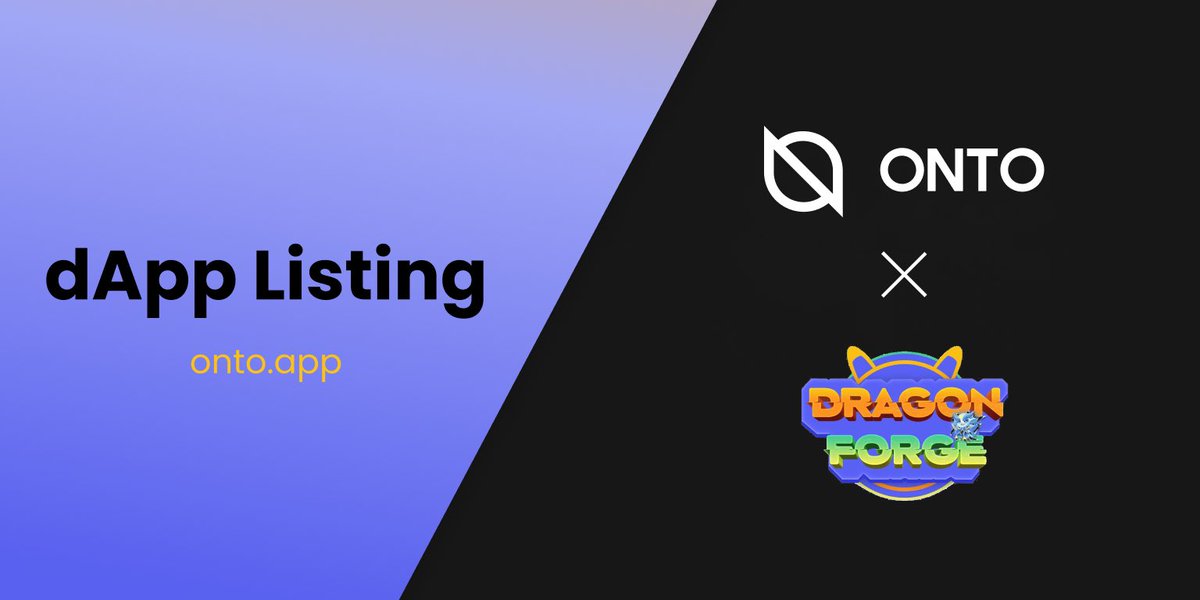 ONTOWallet's tweet photo. 🆕 New dApp listing: @DrgnForgeRealm

🎉 We are pleased to list #DragonForge, which aims to create a #crypto game world filled with fantasy adventures and endless possibilities.

Try out the #dApp in #ONTO now ⤵️
https://t.co/g2xVrFOEKr https://t.co/tY5C4UL5pf