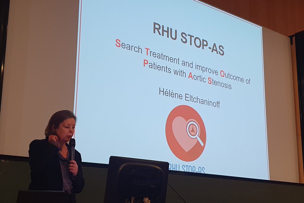 🎤 Hélène Eltchaninoff présente aujourd'hui le bilan extrêmement productif du @RHU_STOPAS à l'ensemble des enseignants de l'UFR santé de l'@univrouen. @heleltchaninoff @Cardio_CHURouen @CHURouen