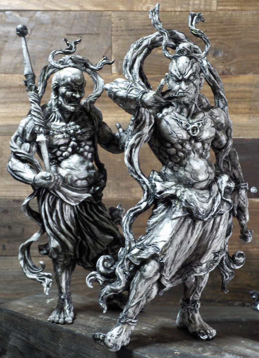 仁王・阿形＋吽形 二体セット 彩色済み各種の販売価格になります