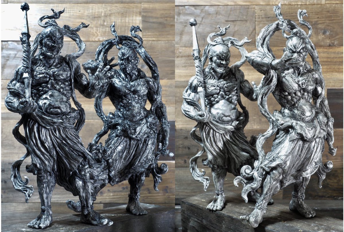 仁王・阿形＋吽形 二体セット 彩色済み各種の販売価格になります