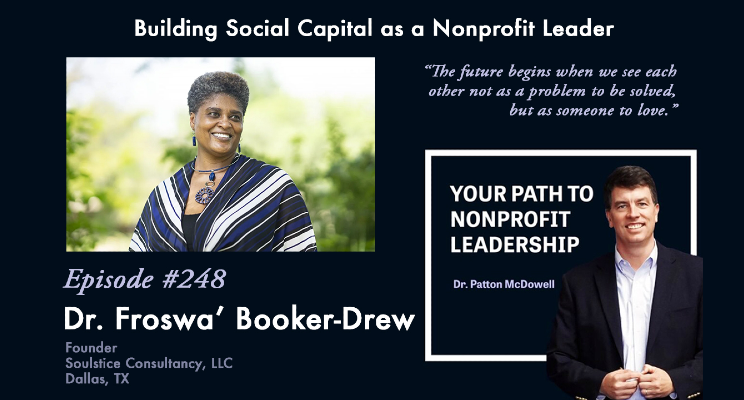In episode #248 of Your Path to Nonprofit Leadership, relationship expert and bridge-builder Dr. Froswa Booker-Drew advocates that eliminating certain social myths and misinterpretations can lead to significant positive change at your nonprofit. 

ow.ly/IOu450QzaKB