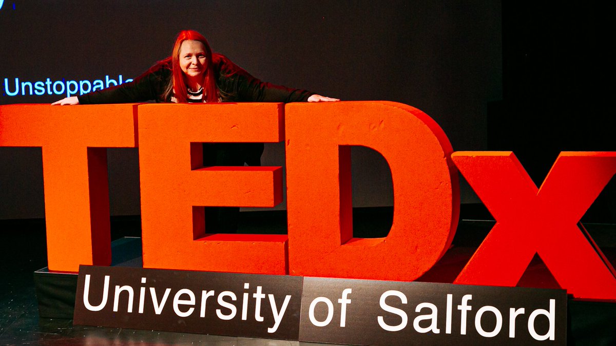 My TEDx talk from 2021 was online due to COVID youtube.com/watch?v=E3rHun… It was great to attend @TEDxUofSalford on Saturday in person to hear the wonderful talks & eventually get my picture with the famous sign! Thank you @GilbertDavidJr @SalfordPH @UoS_HealthSoc @MargaretRoweUoS