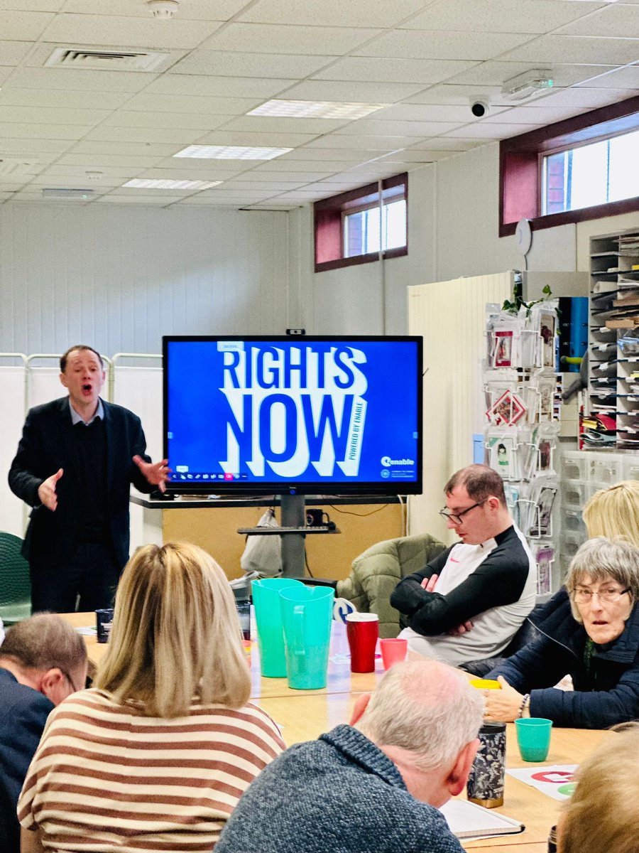 RichardBakerMP's tweet photo. Excellent, enthusiastic discussion at the Enable Glasgow Branch today at our latest @Enable_Tweets #RightsNow!consultation event on @scotgov #LDAN Bill. So many great points and issues from members to include in our response,and strong views this Bill is vital for real #inclusion https://t.co/YyECtgeChK