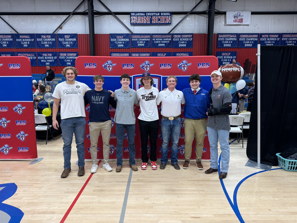 We want to congratulate these 7 student athletes once again for signing their National Letter of Intent yesterday! All the hard work has finally paid off!