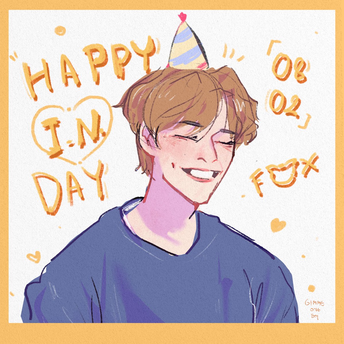 🦊🎂 

#HappyINDay
#PrinceOfVocals_IN_Day
#아이엔_생일이다_크림채우자
#아이엔 #I_N