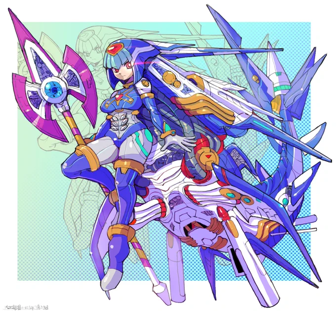 #ニーハイの日ロックマン関連でニーハイ 