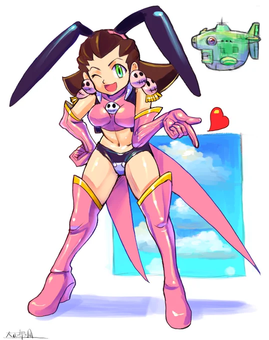 #ニーハイの日ロックマン関連でニーハイ 