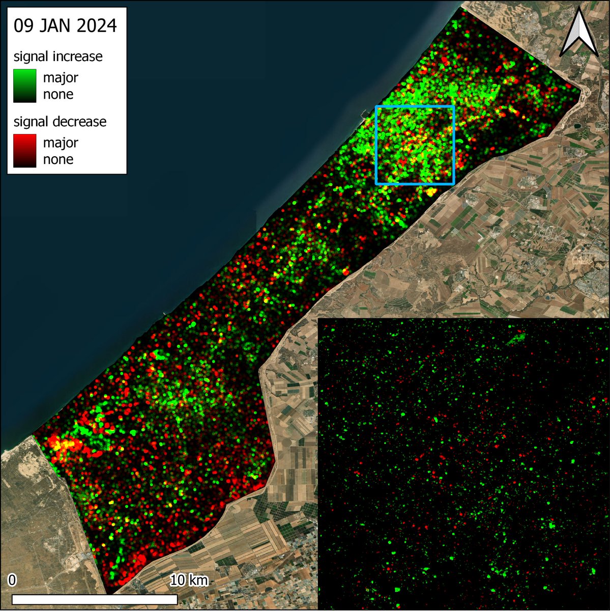 📢EAMENA has developed an automatic change detection (ACD) system using @GoogleEarthEng (GEE) to keep track of the destruction of cultural heritage in #Gaza - read all about what it shows about the damage in our latest blog post👇🏻👇🏻👇🏻 eamena.org/eamena-blog-0 #Protectheritage