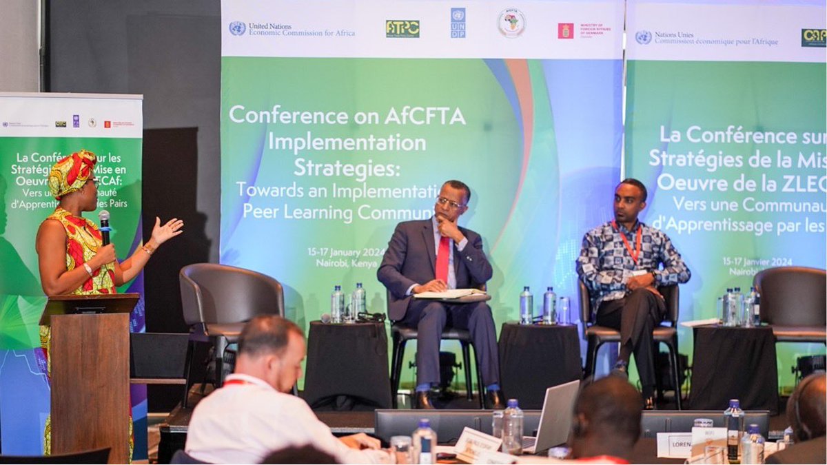 Denmark_Addis's tweet photo. Last month @ECA_OFFICIAL launched the first ever Conference on #AfCFTAImplementation Strategies.

🇩🇰 was proud to support the conference. Implementation strategies are crucial to unleash the full potential of the #AfCFTA.

See the conference video here: https://t.co/A22j6QtX1P https://t.co/e1U359KlWf