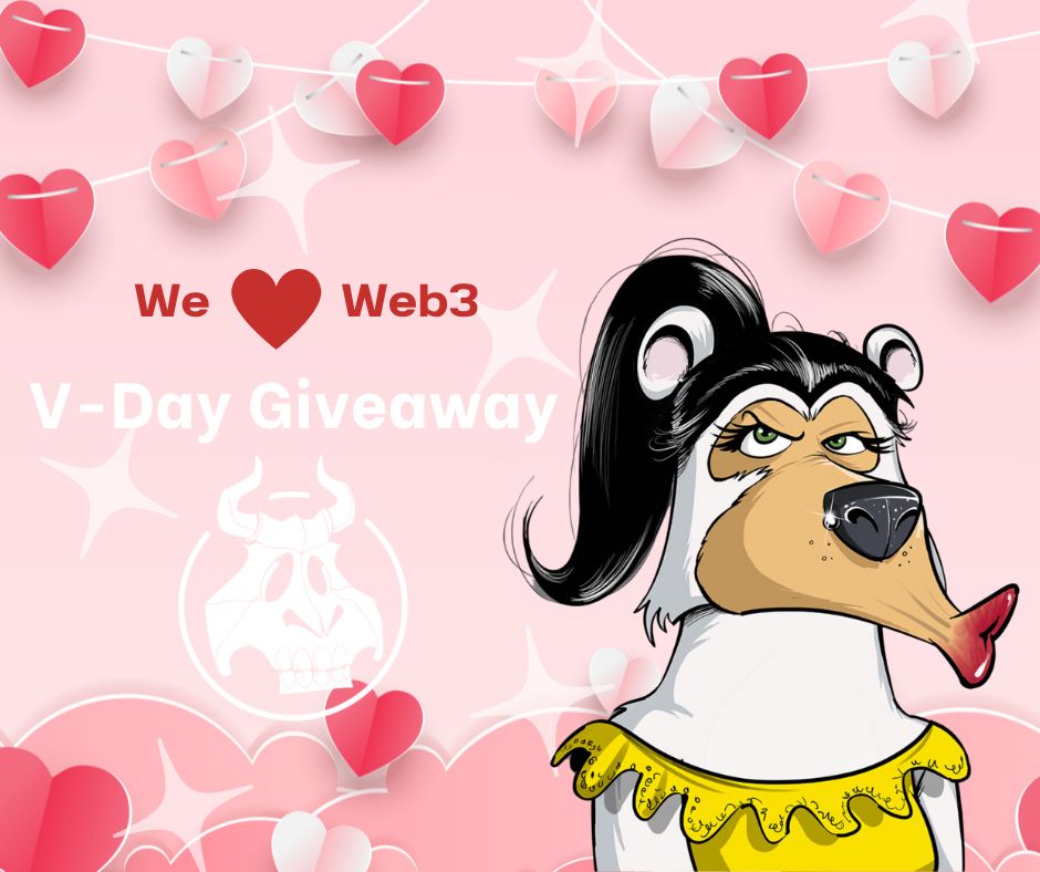 ❤️‍🔥 We Love Web3 Giveaway! ❤️‍🔥

This Valentine's, let's spread the love for #Web3!

Tag a friend who's not yet a holder for a chance win!

Let's make this Valentine's about sharing opportunities &amp; love for innovation! ❤️#WeLoveWeb3Giveaway

How to Enter 👇
✅ Follow us
✅ Like &amp; RT