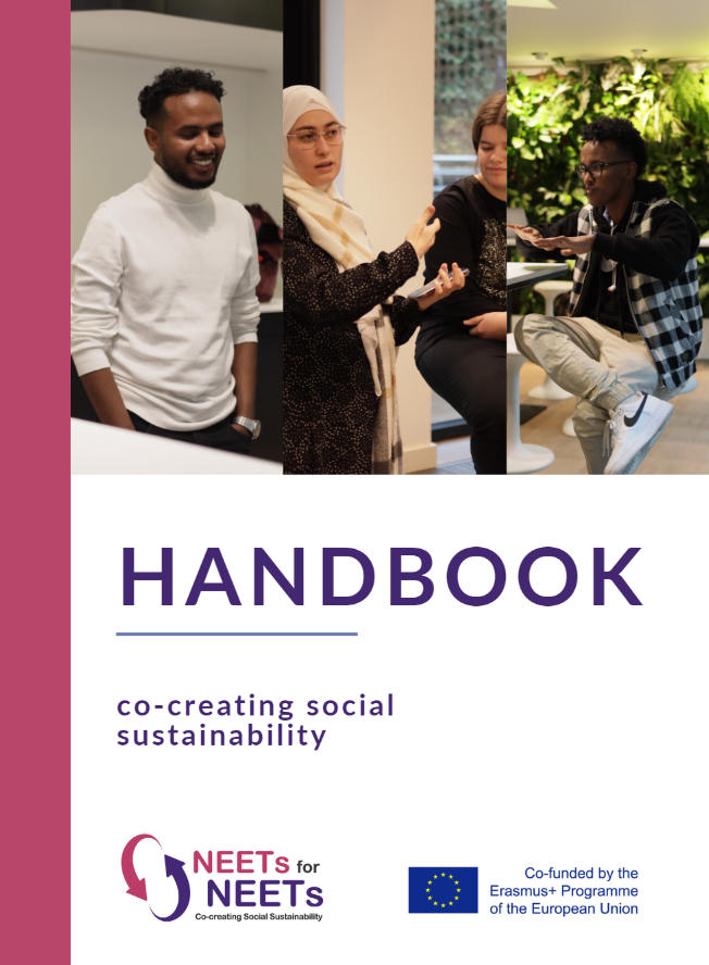 earlallEU's tweet photo. The #NEETS4NEETs handbook is live! Implement tools for co-creation in your organisations and learn from the 2-year project 💓
READ: https://t.co/BM3ScT2VqV https://t.co/zu14rE7jTv