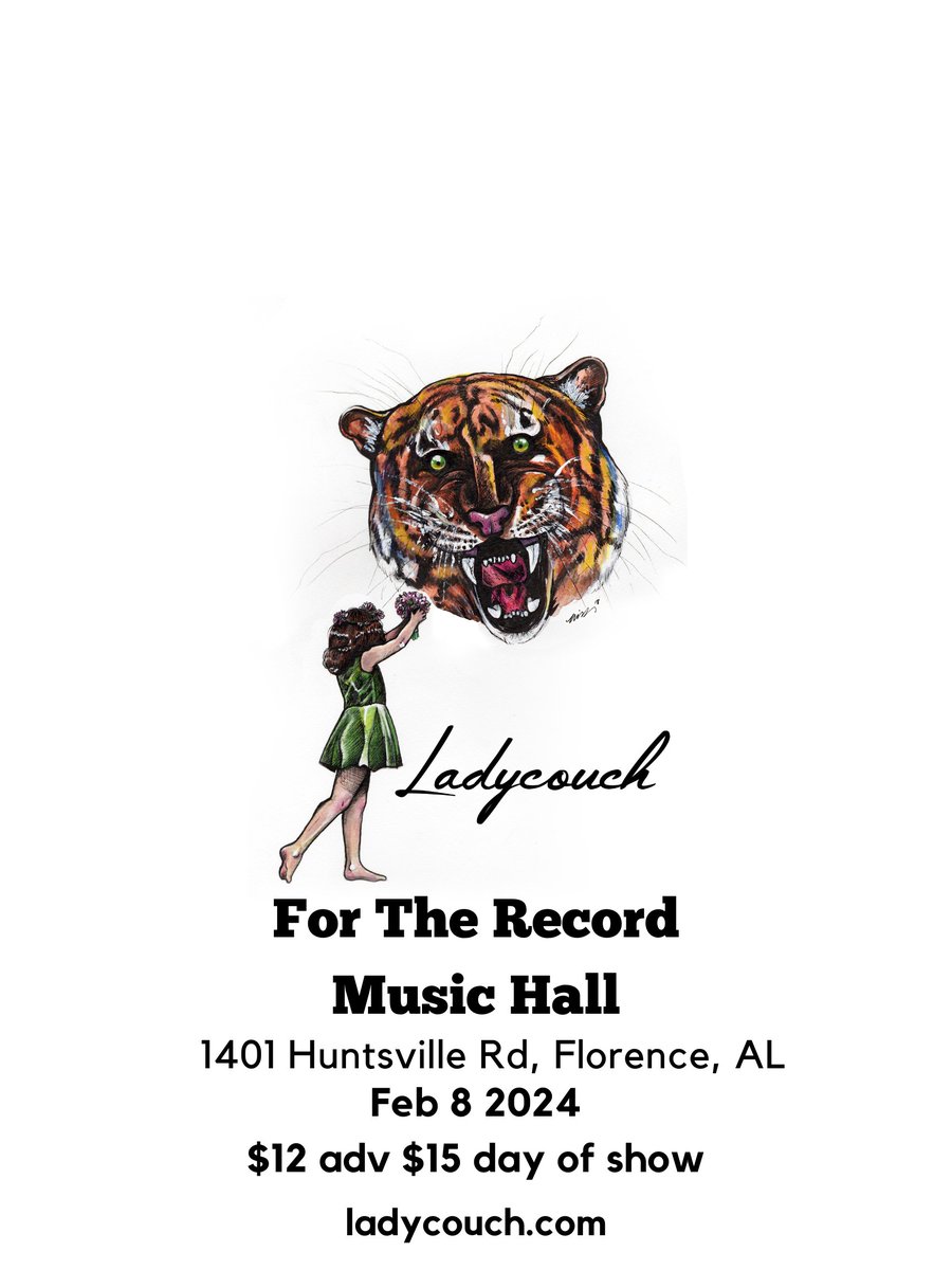 LadyCouch (@ladycouchmusic) on Twitter photo Big Show tonight in Florence AL at For The Record Music Hall. We just remembered one of our biggest inspirations for starting this band is an area resident. So, <a href="/DonnaJeanG/">Donna Jean Godchaux</a> if you're not busy we'd love it if you came down to listen. You're on the list with a plus one! Big Show tonight in Florence AL at For The Record Music Hall. We just remembered one of our biggest inspirations for starting this band is an area resident. So, <a href="/DonnaJeanG/">Donna Jean Godchaux</a> if you're not busy we'd love it if you came down to listen. You're on the list with a plus one!