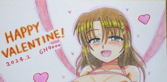 2月の色紙、バレンタイン裸リボンはやてさん完成しました～😊😆
えっちなので全体像はpixivで!
https://t.co/YPM60pCyMR 