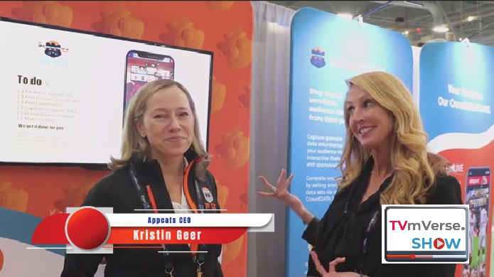 NAB Show Booth Video Interview - TV Metaverse Show - Interview Request - Share Your Gadget, Innovation or App - Basic Interview - No Cost - Marketing Promotion Options - tvmverse.show/nab2024 - #ott #streaming <a href="/nabshow/">NAB Show</a> <a href="/KristinGeer/">Kristin Geer</a>