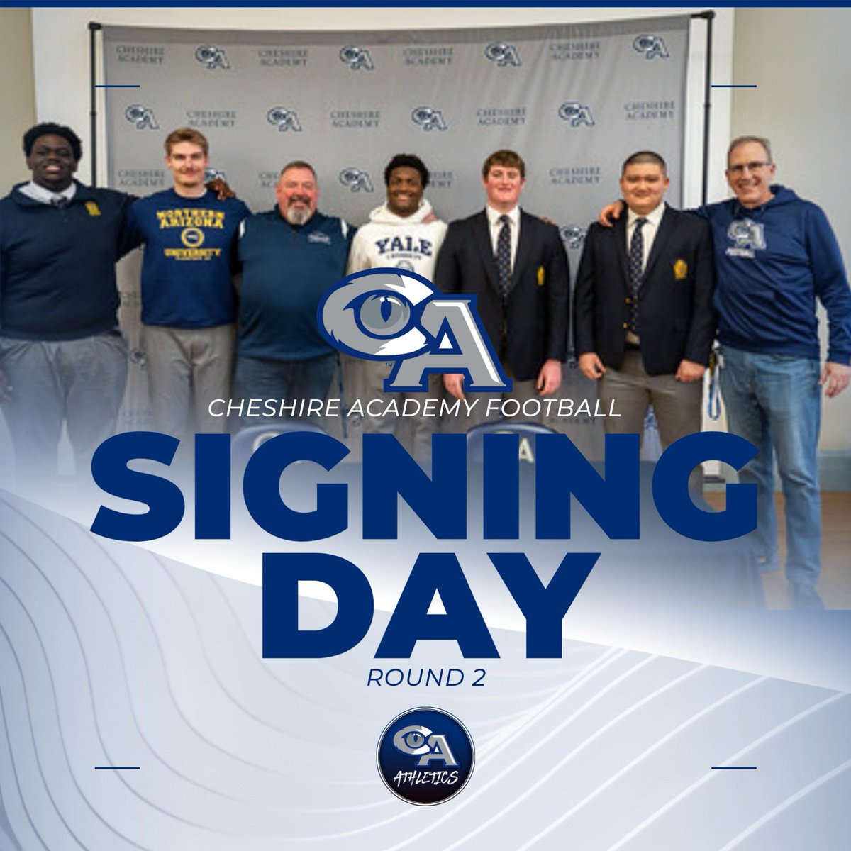 Congratulations to <a href="/Seanmajor24/">Sean Major🇧🇸</a> <a href="/zaczhang71/">Zac Zhang</a> <a href="/WematterChrisW/">Christopher White</a> <a href="/mattiskarrasch/">Mattis Karrasch</a> <a href="/MichaelBow65/">Michael Bowman</a> UNH, NAU, Yale, Merrimack and Wagner are getting some great CATS! #RollCats #AreYouTheNextCat #WETSU <a href="/markecke/">Mark Ecke</a>