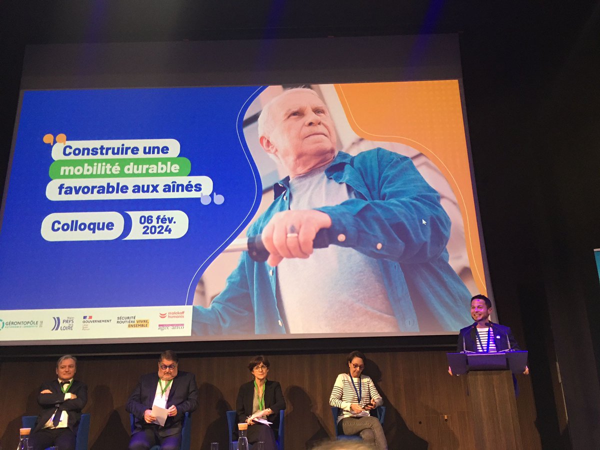Angers 6/02 : Construire une #mobilité durable favorable aux aînés !
"Accidentologie des seniors"
👩‍🏫 Une belle présentation du projet FAMACO piloté par notre chargé de mission Capucine Ribeyre.
Pour en savoir plus sur le projet : gerontopole-aura.fr/famaco-facteur…