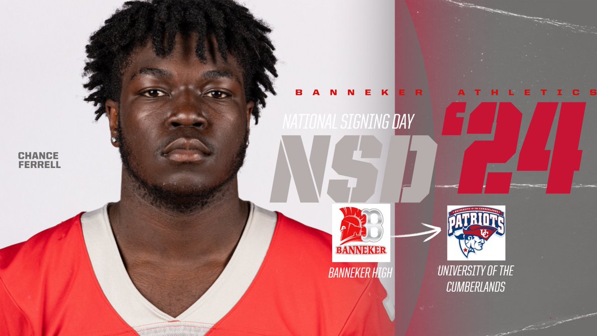 Banneker High School Athletics (@bhsathletics_) on Twitter photo Honored to celebrate these Trojans on #NationalSigningDay--taking their talents to the collegiate level. Congrats <a href="/IsaiahDevaughn/">Isaiah DeVaughn</a> and Chance Ferrell. Onward & upward, academically & athletically. #GOTROJANS! #Committed🏈 Honored to celebrate these Trojans on #NationalSigningDay--taking their talents to the collegiate level. Congrats <a href="/IsaiahDevaughn/">Isaiah DeVaughn</a> and Chance Ferrell. Onward & upward, academically & athletically. #GOTROJANS! #Committed🏈