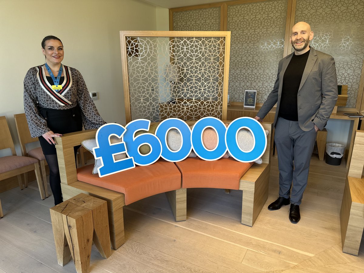 PPWHospice's tweet photo. We'd like to give a huge hospice thank you to @ilienergy for donating an incredible £6000 to #Glasgowshospice.

We're so grateful for this donation which will help us as we care for 1200 new patients and their families every year. https://t.co/fyPupgjded