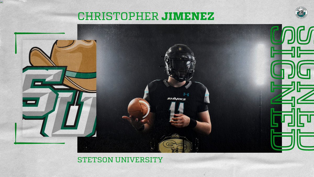 Congrats to <a href="/CJimenez112024/">Chris Jimenez</a> on signing with <a href="/StetsonFootball/">Stetson Football</a>