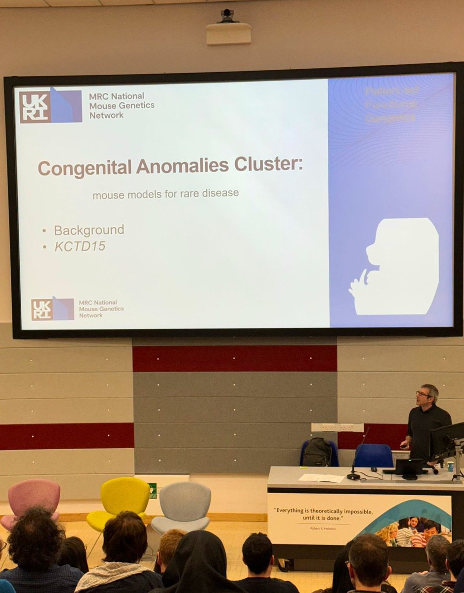 Wilkie Lab (@wilkie_lab) on Twitter photo For day 2, one of our group leaders and <a href="/NMGN_CongAnom/">MRC NMGN Congenital Anomalies</a> Co-Lead Steve Twigg (<a href="/srftwigg/">Steve Twigg</a>) has joined Lisa and Isaac in York’s National STEM Learning Centre to give a talk on using mouse models for rare disease 🐭 For day 2, one of our group leaders and <a href="/NMGN_CongAnom/">MRC NMGN Congenital Anomalies</a> Co-Lead Steve Twigg (<a href="/srftwigg/">Steve Twigg</a>) has joined Lisa and Isaac in York’s National STEM Learning Centre to give a talk on using mouse models for rare disease 🐭