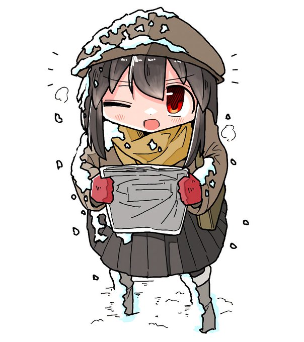 「skirt snowing」 illustration images(Latest)