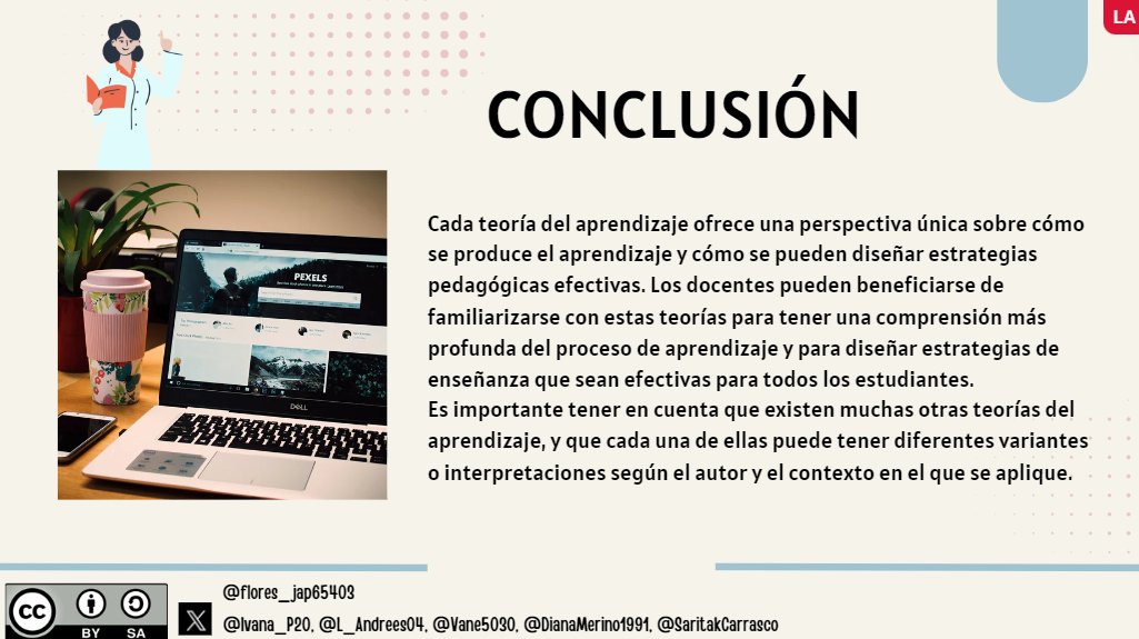 flores_jap65403's tweet photo. Actividad de Modelos Pedagógicos       
Las teorías del aprendizaje.
#PedagogiadelasCienciasExperimentales #Tic #DocenteInnovador #Digital #investigación #Modelos #Pedagógicos
@jorgearmi20
@experimenutmach https://t.co/H0IaCYXZKv
