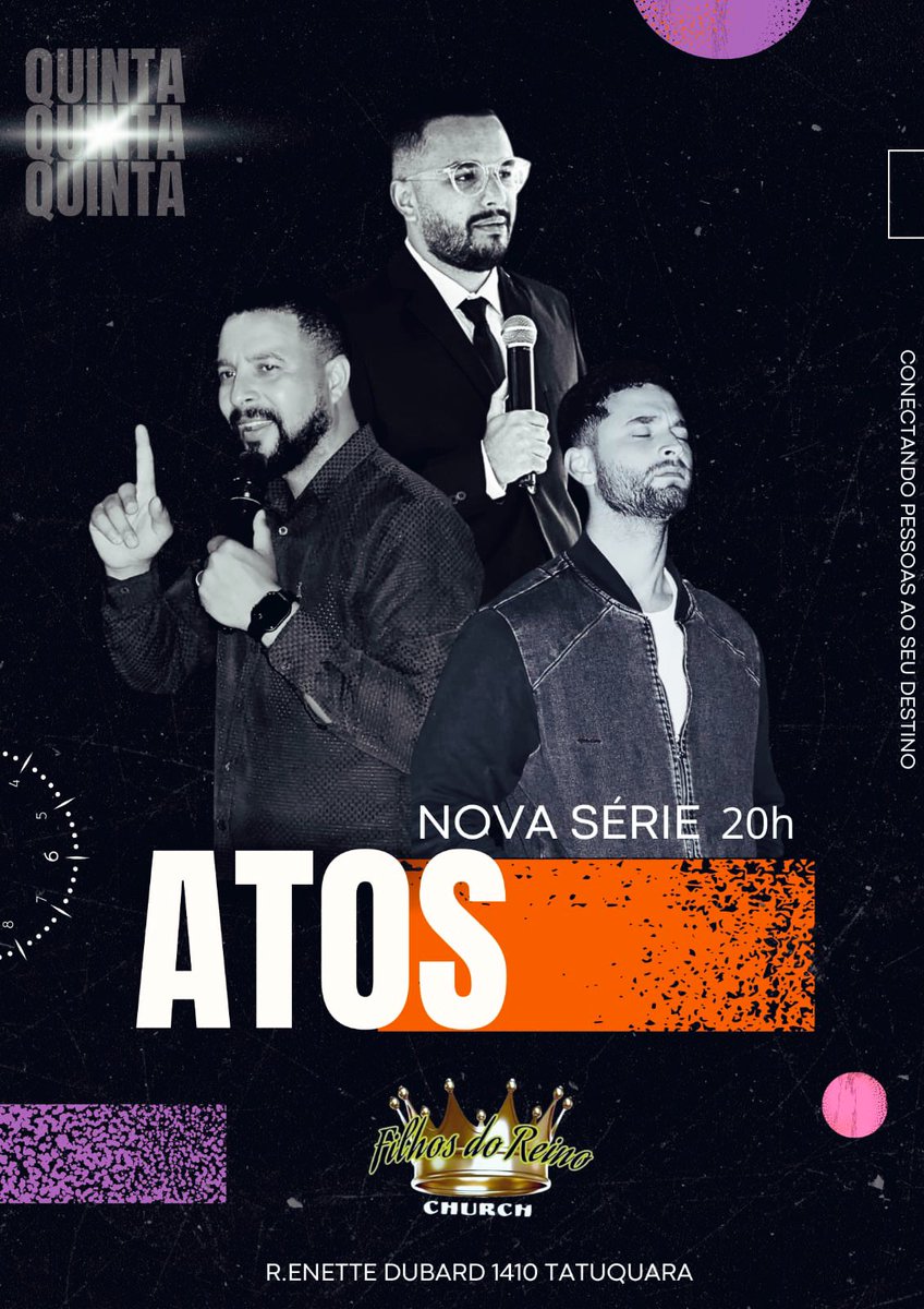 eusousiqueiraa's tweet photo. Hoje (08/02/24) estaremos juntos com nossos irmãos na “Filhos do Reino Church” no Tatuquara com meu irmão e amigo Pastor Thiago.

Vamos! 🔥

 ⏰ 20h 
📍R. Enette Dubard, 1440 - Tatuquara https://t.co/LWzM5v2FwH