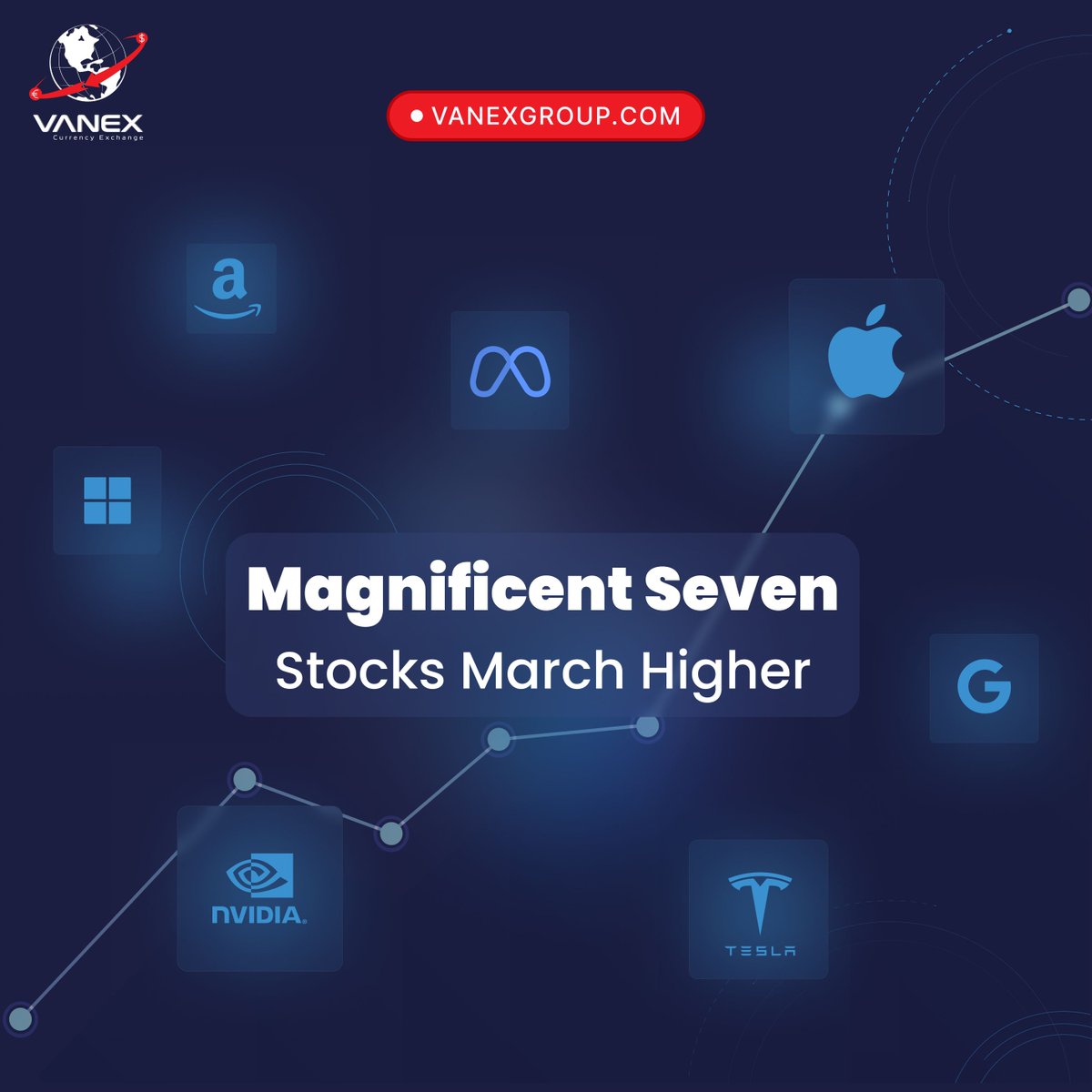 VanexGroup's tweet photo. Magnificent Seven Stocks March Higher

"Unlock the power of knowledge with Market Watch updates! 📈 Stay informed, stay ahead of the curve. 💼✨ 
https://t.co/Rhmf5Lb0DS https://t.co/pWL7nZ2D8M