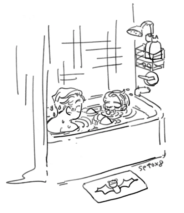 A warm bath time at Clark's. 