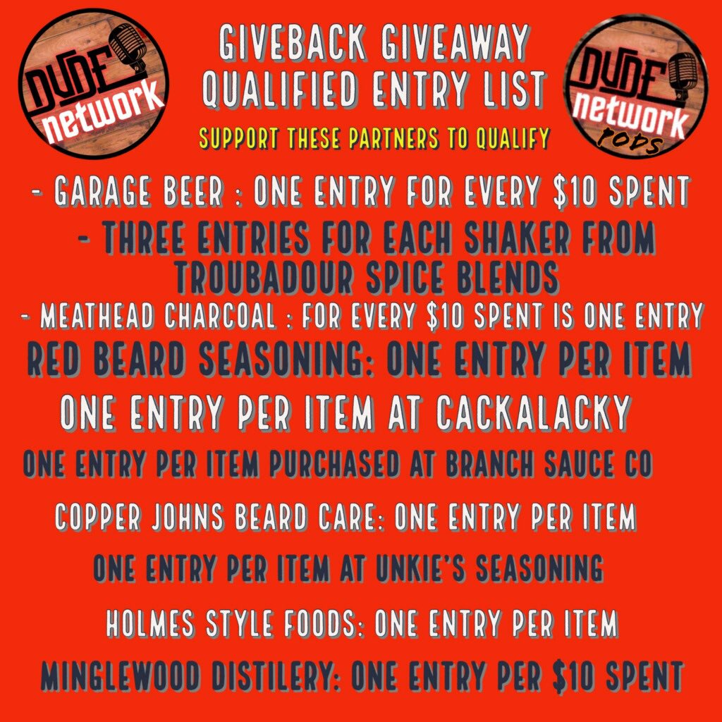 It's Friday Eve everyone! 

Don't forget about what we have going on over at @thedudenetworkpods ! <a href="/The_DudeNetwork/">The Dude Network</a> <a href="/Backporchbbq843/">Damon K</a> <a href="/Nombre_chut_up/">Carlos_D123</a> and myself have a solid weekend lined up for the podcasts! 
Also DO NOT MISS what we have going on for February! Some really cool