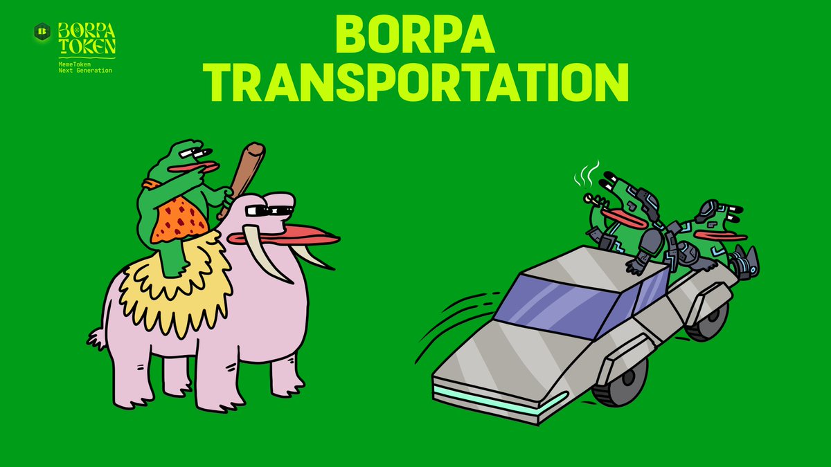 BorpaTokencom's tweet photo. In Borpaland, transportation isn't just about getting from A to B. It's a style statement.

Cro-Magnon rides beastly fluffs; because their milk taste good, also they're comfy.

Futuristic? They zip by on high-tech speeders like true Elon simps.

Choose your ride, adopt a tribe. https://t.co/4khdxwIQMK