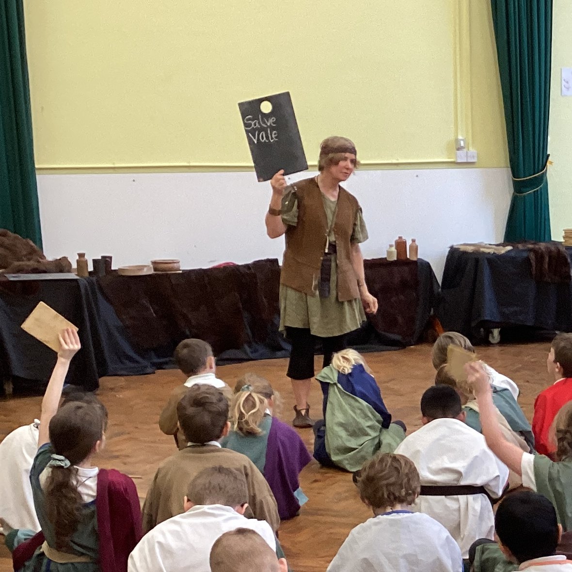 SladePrimarySch's tweet image. The Year 3 Classes have been learning just as the Romans would have - and they have also been playing Roman boardgames.

#LearningThroughFun