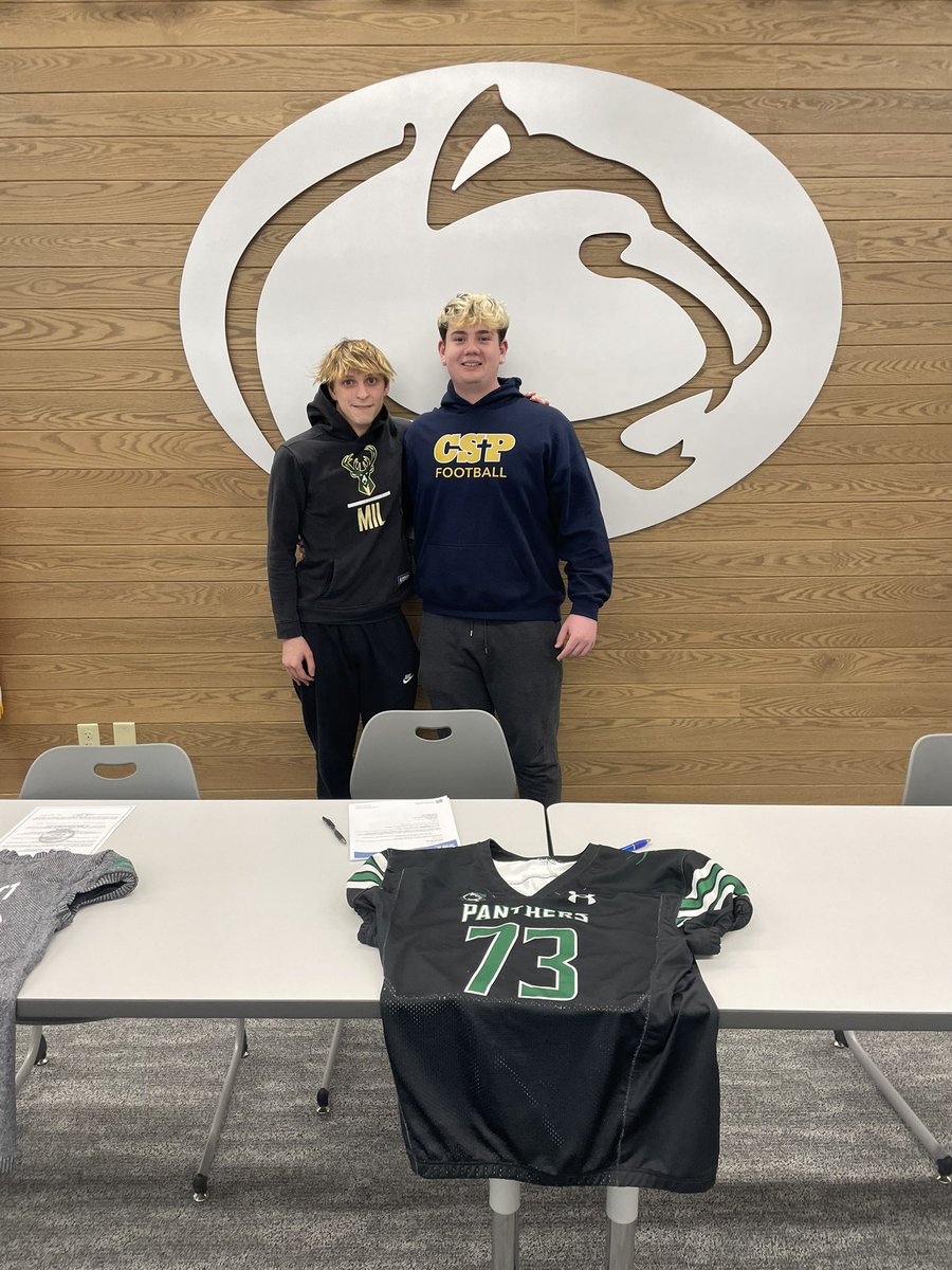TannerJohnson73's tweet photo. Had a great signing day!!! Excited for the next chapter. @CSPBearsFB @Concordia_OLine @plitt_jonah @Gabe_Torres__ @Alex53443316982 https://t.co/rjeykKs8E0