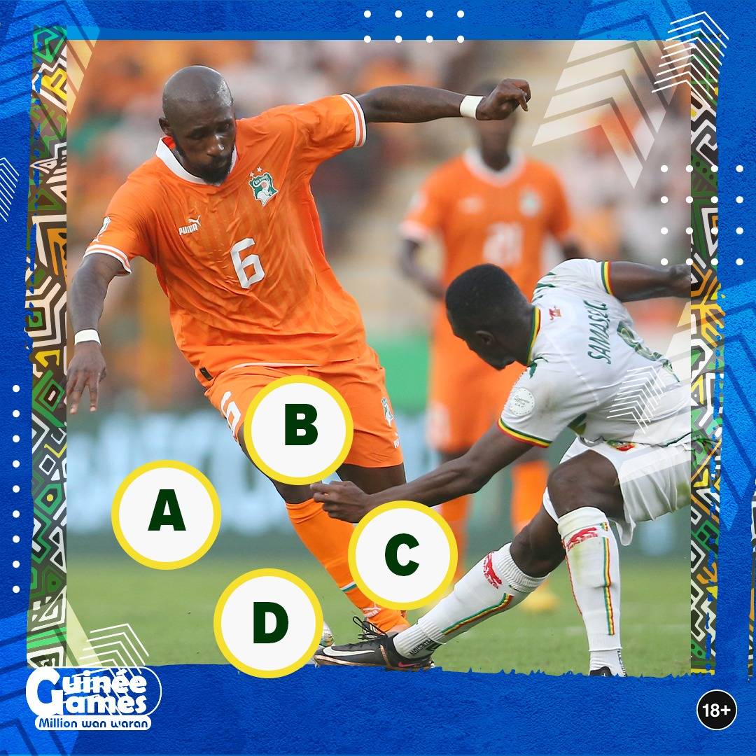 #Quizz | 👀 Qui peut nous dire où se trouve la balle ⚽ ? 🧐😏

A ❓
B ❓
C ❓
D ❓

✍️ Donnez nous votre réponse en commentaire ⤵️

#GuineeGames