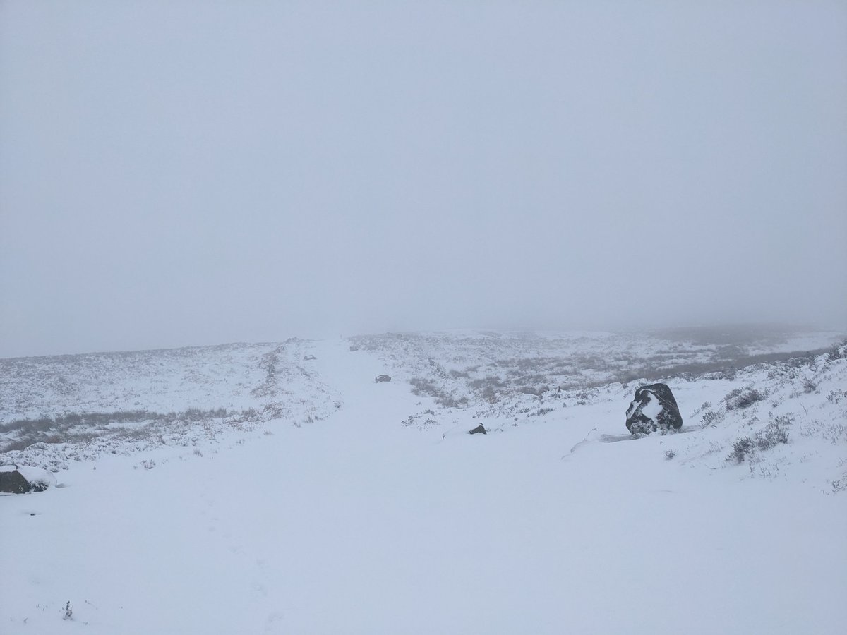 andy_couzens's tweet photo. Cheeky lunch ride over Houndkirk and Blacka, quite deep in the drifts, had to deflate my tyres quite a bit to find grip! Get out if you can before it melts! @KoftheP https://t.co/rvirhZ8qwI