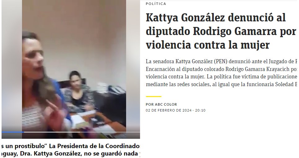 SIN AUTORIDAD MORAL
Kattya Gonzalez trató a sus congéneres de prostitutas (en mas de una vez) pero ahora denuncia a un diputado porque le trató de "loca".  
Menos mal que a ella no la denunciarion invocando la ley 5.777.