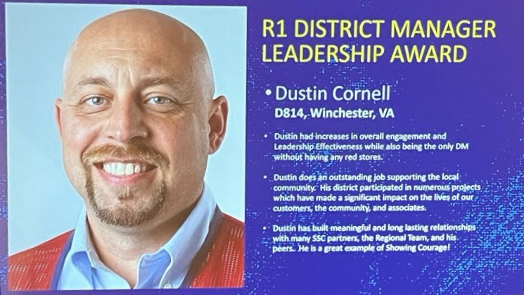 Shout out to an absolutely wonderful leader. I am very blessed to have met this man and appreciate everything he has done for us in D814. Thank you Dustin for being authentic! @BlueBoxR1 @BenitoKomadina @DustinCornell5 @zsanitta @MikeJDemps