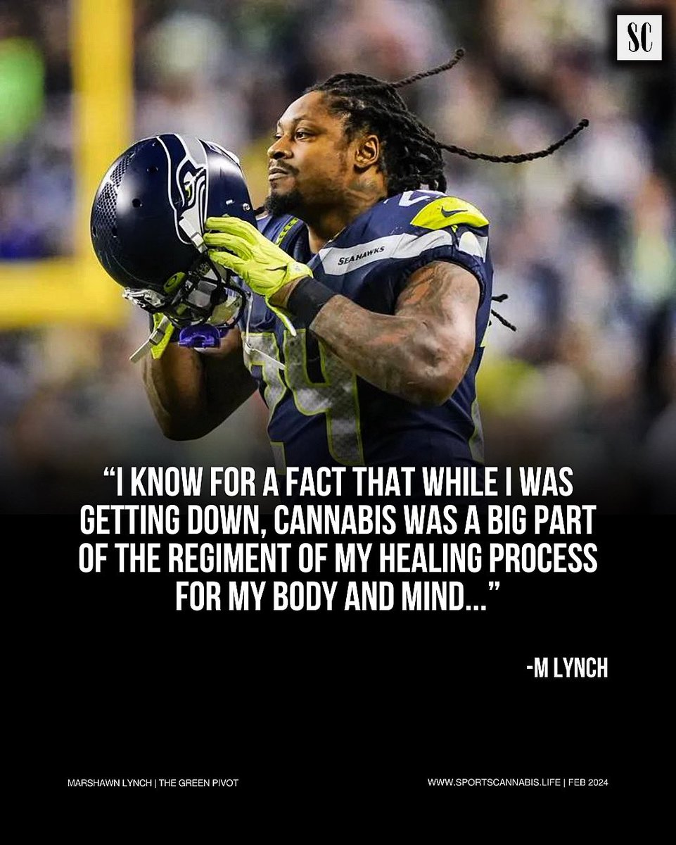 sports_cannabis's tweet photo. The Green Pivot with Super Bowl Champion Marshawn Lynch

From the field to the boardroom, Marshawn Lynch is advocating for cannabis and today has created Dodi Blunts. 

“I know for a fact that while I was getting down, cannabis was a part of the regiment of my healing process. For my body and my mind…” Adding “My cannabis line, it’s been a long time coming.  Now when it came to the opportunity where now I’m done and it’s legal, why not get into it?”

Read the Full Article On;
https://t.co/jwRQgAbKa7

#SportsCannabis #CannabisAthlete #NFL #SuperBowlChampion #MarshawnLynch #BeastMode #ProfessionalFootball #Athlete #Dodi #Advocate #Recovery #Relief #Mind #Body #THC #Oakland #HealthandWellness #ChangetheNarrative #breakthestigma