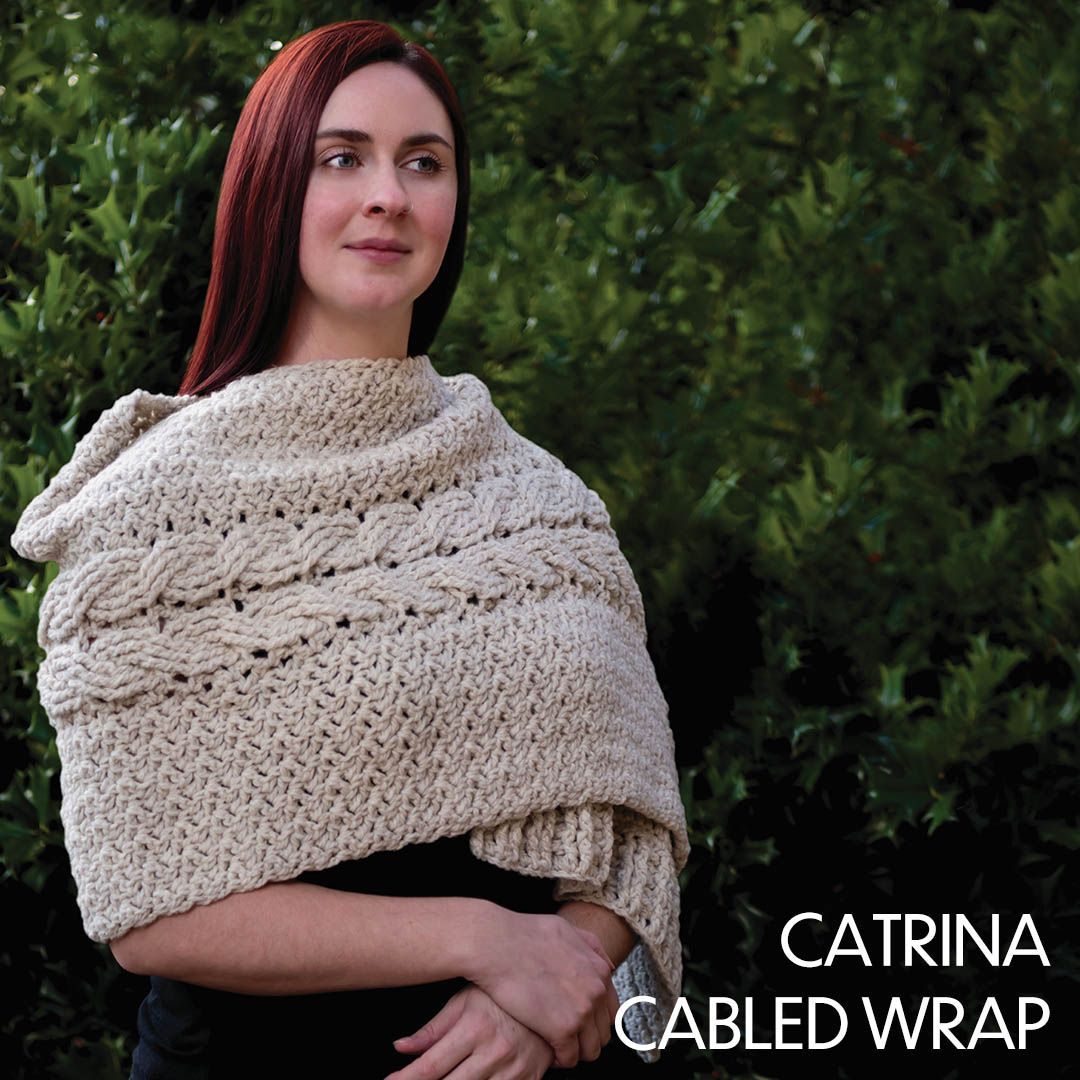 CascadeYarns's tweet photo. Catrina Cabled Wrap in Ecological Wool
Designed by Bonnie Barker
Download this free pattern on our website - https://t.co/df5tFNc5nr 
#CascadeYarns #CascadeFreePattern #freepattern #EcologicalWool #Catrina #knitwrap #knitinspo #knit https://t.co/auUI5B7B7B