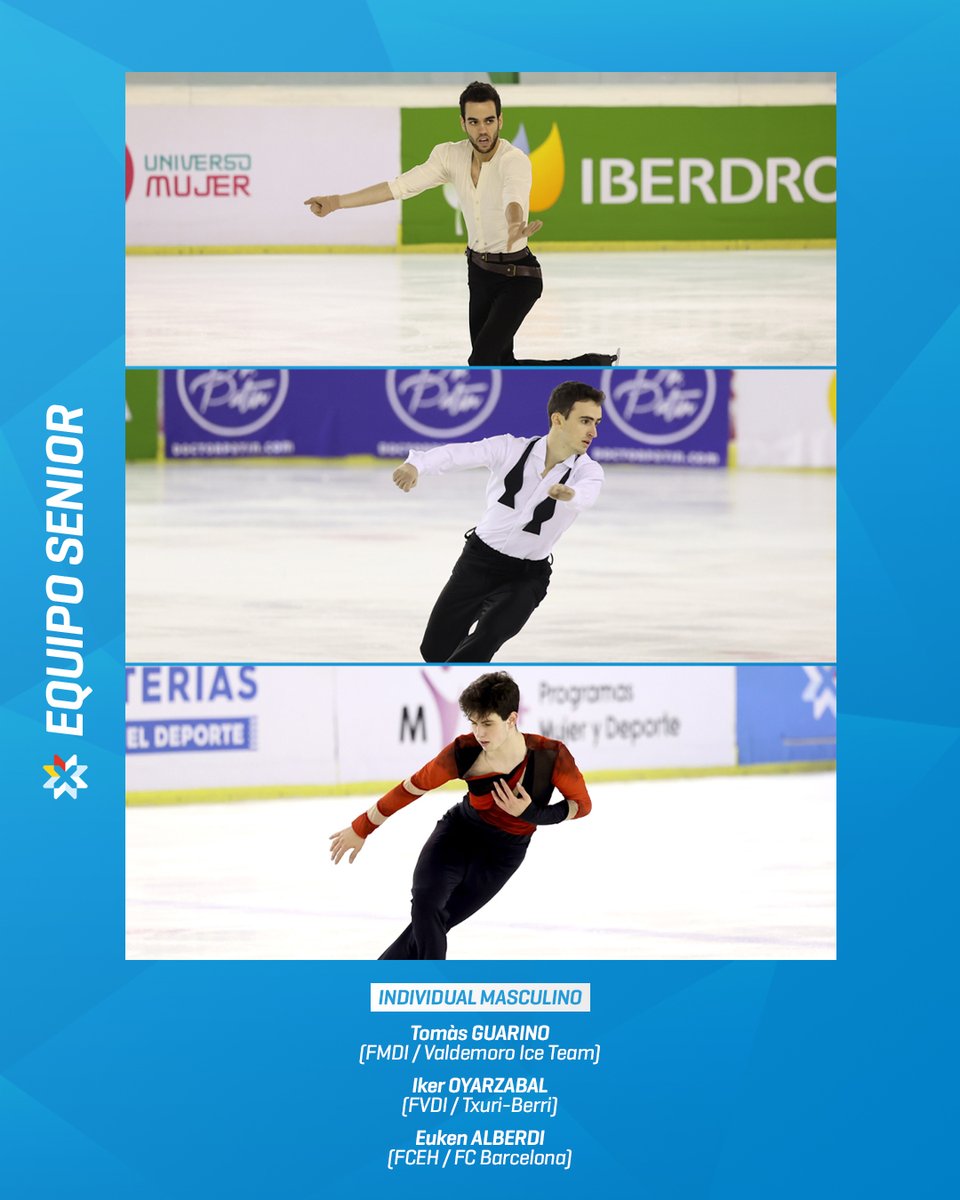 ⛸️ Actualizado el listado del Equipo Nacional de Patinaje Artístico 2023-24

𝑮𝒓𝒖𝒑𝒐 𝑺𝒆𝒏𝒊𝒐𝒓
👉🏻 Masculino
👉🏻 Femenino
👉🏻 Danza

🔗 bit.ly/49tHtDi
📸 <a href="/ISU_Figure/">ISU Figure Skating</a> | RFEDH <a href="/Josegallegofoto/">Jose Gallego Photo</a>

#FigureSkating #patinajeESP