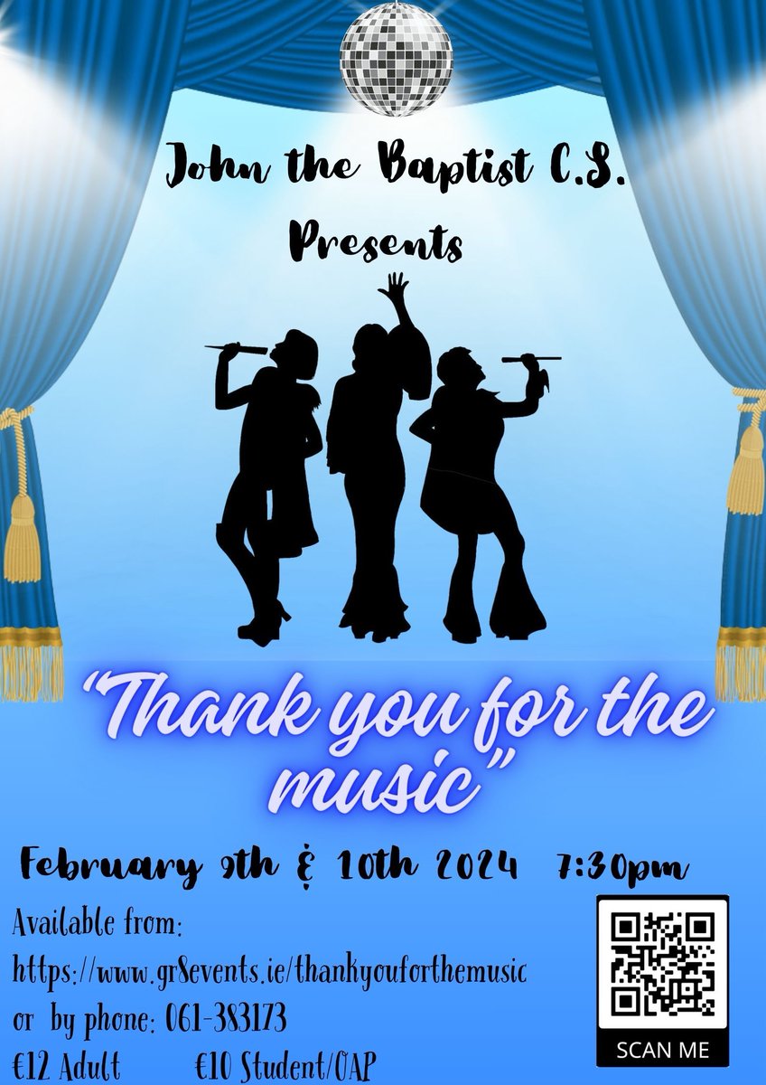 jtbcstweets's tweet photo. We were delighted to welcome some of our local primary schools to our first matinee today. Final tickets remaining, get them quick: https://t.co/RnZzz152tQ
#tymusical #thankyouforthemusic https://t.co/uz28pQ8db9