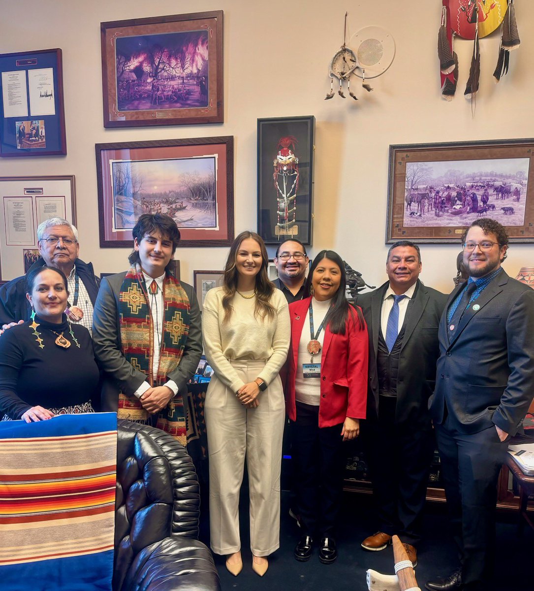 Tribal College Week at the Capitol advocating for equity in funding of 1994 Land Grant Institutions! We are the first Americans and last to be funded. #CMNRavens #AIHEC