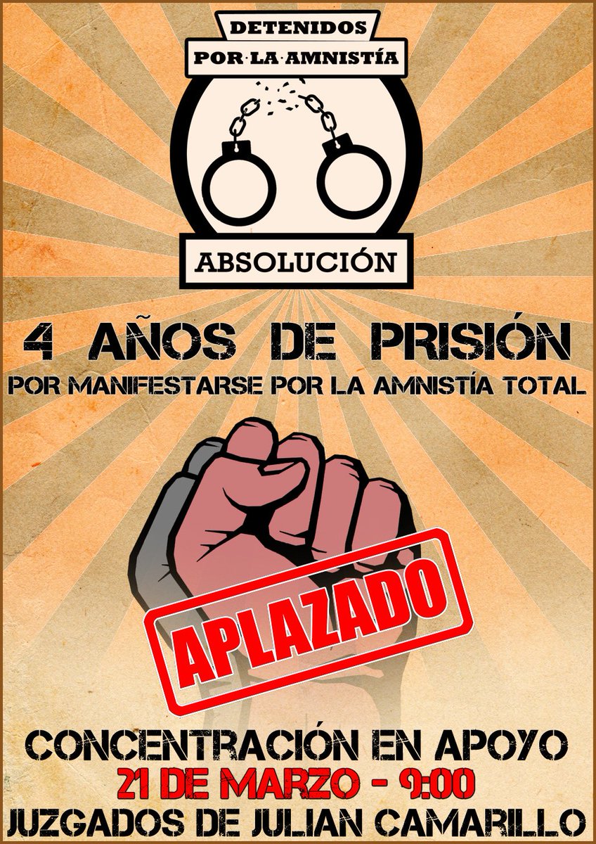 Movimiento Antirrepresivo De Madrid tweet media