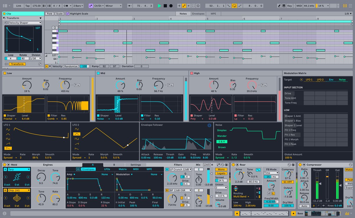 Jorgalad's tweet photo. How far can you really go with Ableton?
I'm writing a book about its Dark Side, in collaboration with @PacktPublishing 
All about obscure cool sound design, production, and live performance techniques. 
Yes, even the daunting Ableton API will be covered in detail https://t.co/P67c0YWcmA