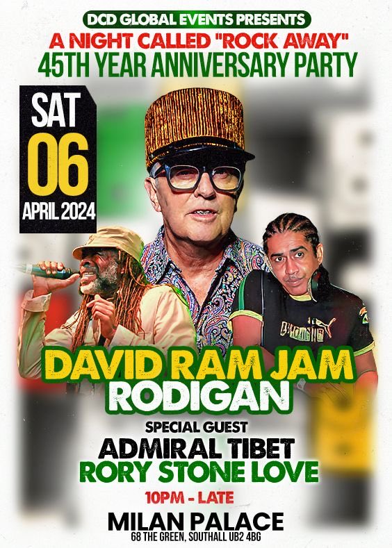Looking forward immensely to this party on 6th April in London …can’t really believe it’s been 45 years but hey when you’re having fun time flies.