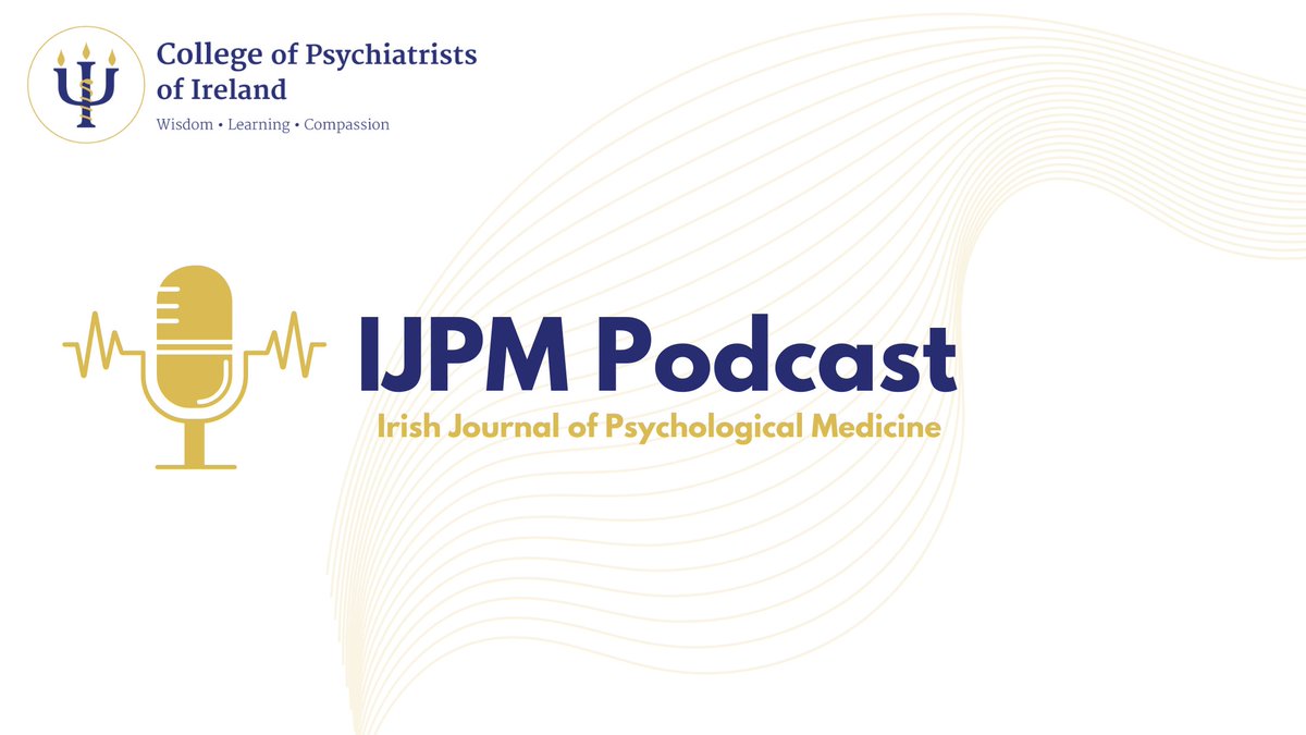 Listen to the first episode of the Irish Journal of Psychological Medicine Podcast. It focuses on Perinatal Mental Health research. Dr Mohamed Alsaffar, Trainee Editor of the IJPM sat down with Consultant Psychiatrist Dr Richard Duffy. Listen here: buzzsprout.com/2297665/142541…